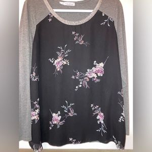 Floral Sheer Top
